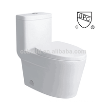 CB-9521 CUPC bathroom design floor mounted single flush one piece upc toilet